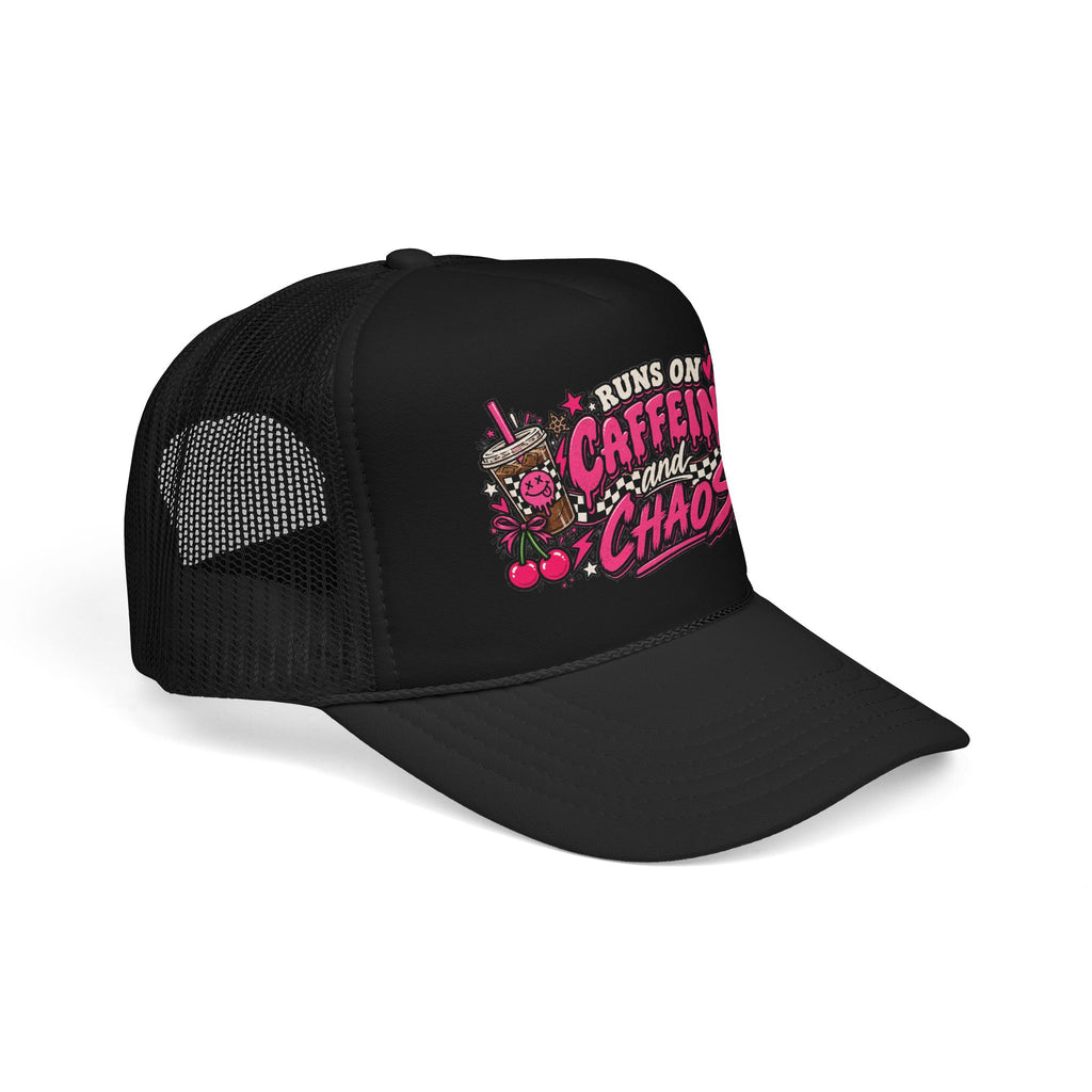 Runs on Caffeine and Chaos Trucker Hat