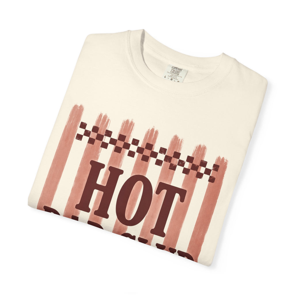 Hot Dad Club T-Shirt — Retro Check Fathers' Day Tee