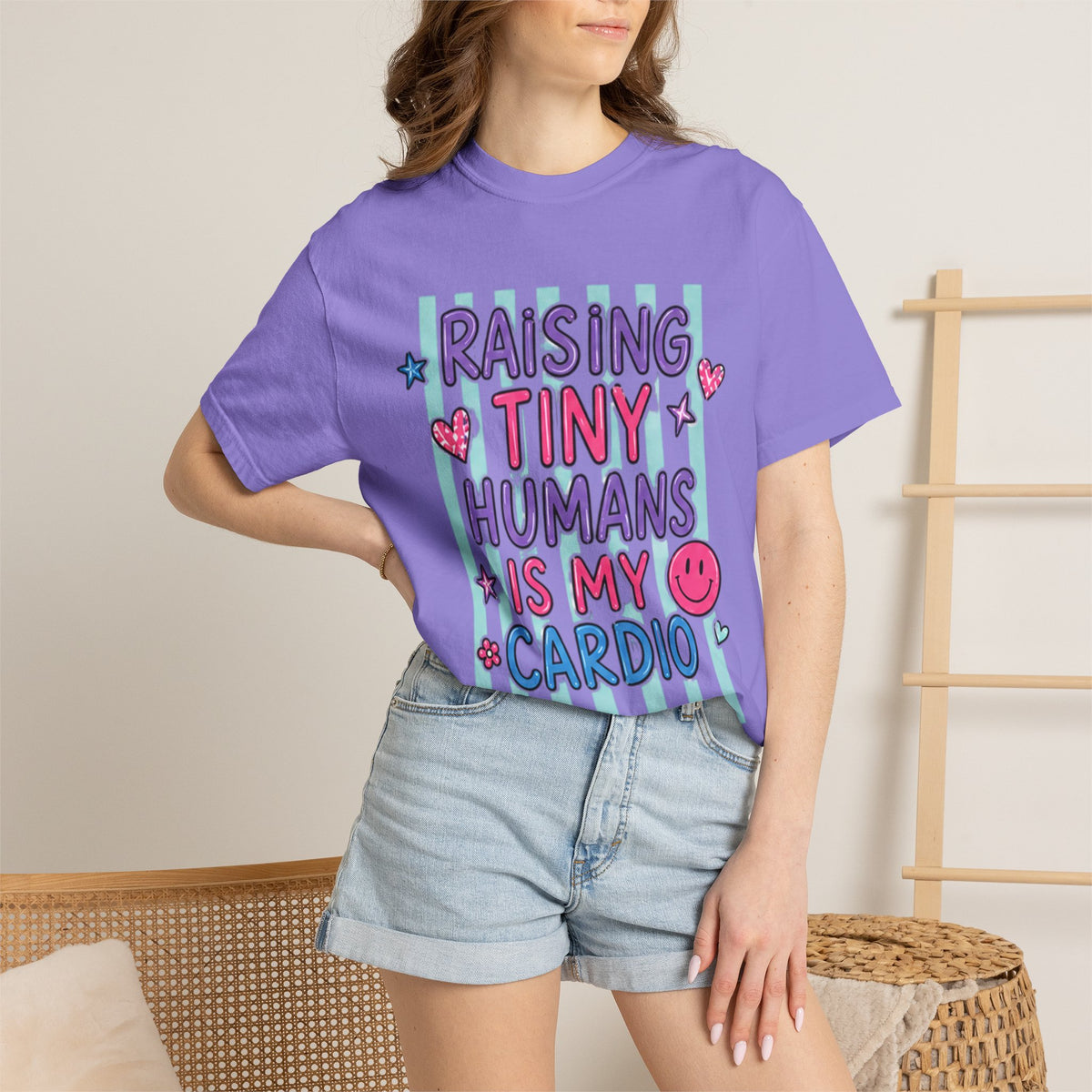 Raising Tiny Humans Is My Cardio T-Shirt